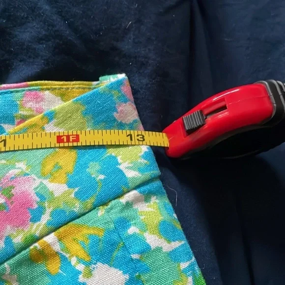 NWT Zara Floral Printed Linen Blend Trousers  Size 4 - Picture 7 of 10